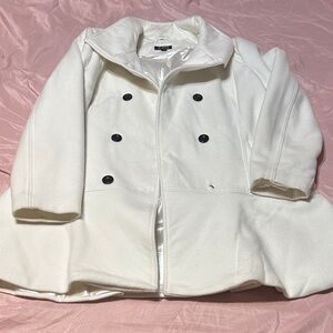 A. Byer Cream Coat with Black Label